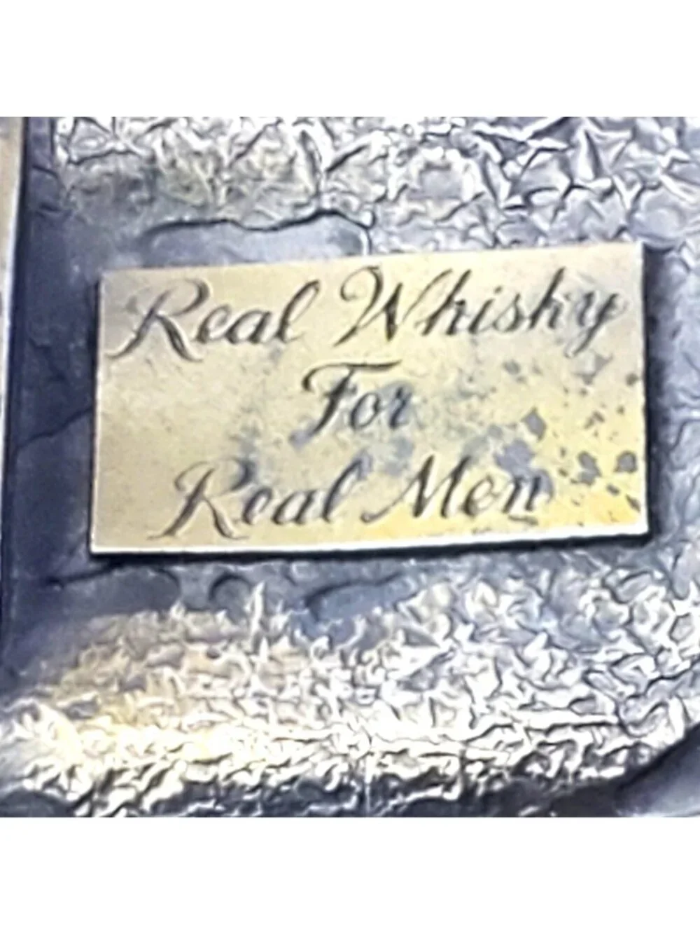 Lord Calvert Canadian Brass Belt Buckle Real Whisky of South Dakota Made In USA